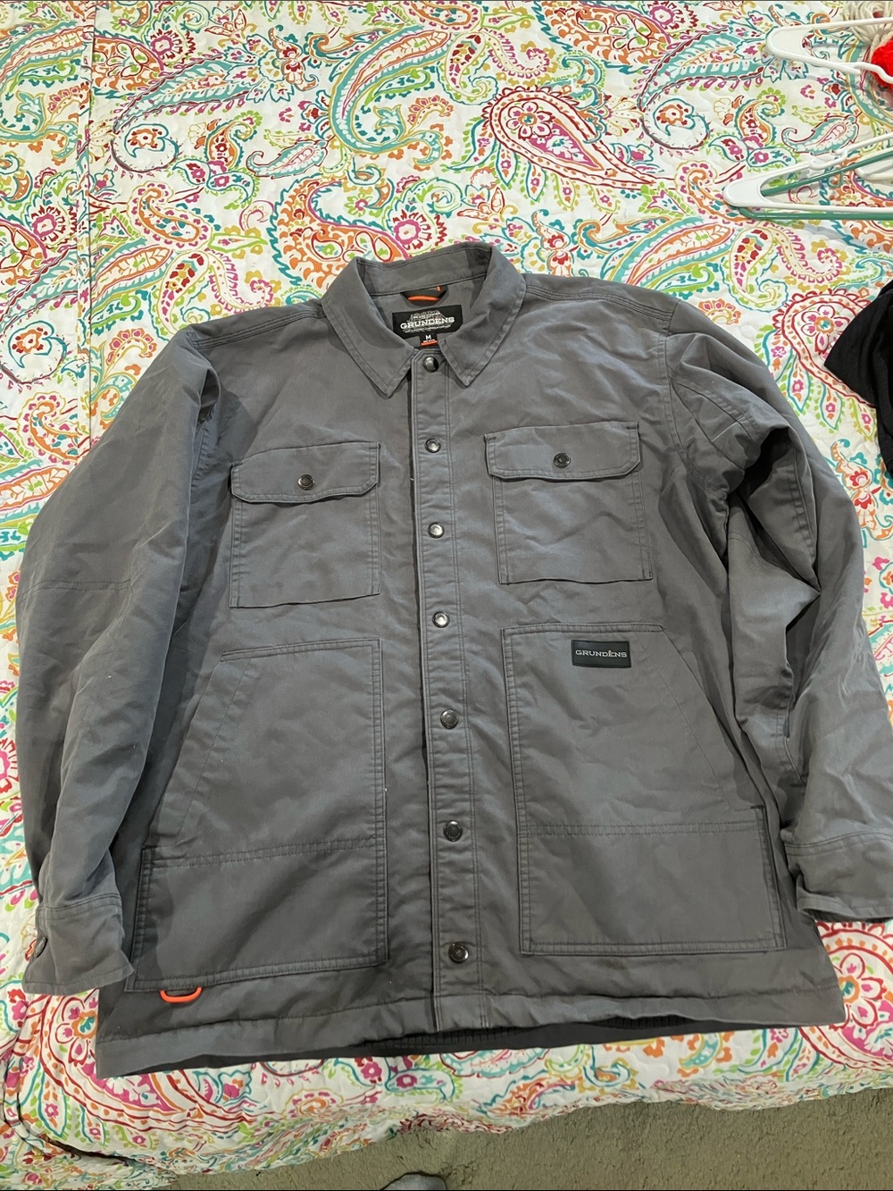 Grundéns Men's Lightweight Gray Work Jacket